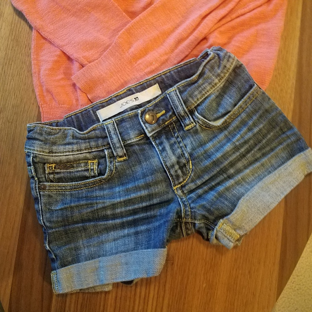 Joe's Kids Jean Shorts 3T Cuffed Adjustable waist